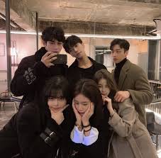 Yozhh sai you the best!! Fake Instagram Sasufemnaru Boy And Girl Best Friends Korean Best Friends Friend Photoshoot
