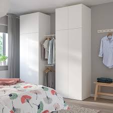 Platsa دولاب ملابس أبيض Fonnes أبيض Ikea