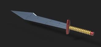Thors Sword From Thor Ragnarok 3d Model Thor 3d Model Model
