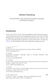 Latest international news, sport and comment from the guardian. Pdf Animal Hoarding