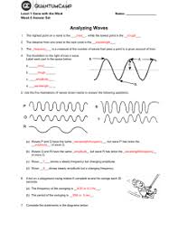 A labeling worksheet is intended to provide students with the opportunity to identify parts of a diagram, map, or other visual. Labeling Waves Worksheet
