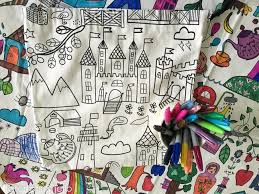 With their help, your child will get acquainted with things for boys and girls. Easy Kids Activity Idea Tablecloth Coloring Tatertots And Jello