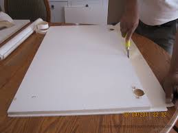 beadboard wallpaper in kitchen cabinets