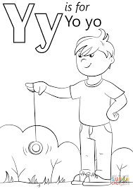 Letter Y Is For Yo Yo Coloring Page From Letter Y Category Select From 29179 Printable Crafts Of Carto Letter Y Crafts Letter A Crafts Alphabet Coloring Pages