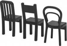 Ce vrei să afli azi? Set 3 Carlige In Forma De Scaune Cuier Cu 3 Agatatoare Perete Negru Fmd178 Fmd178