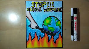 Pertemuan kali ini saya akan membahas artikel tentang global warming atau pemanasan global lengkap dengan contoh posternya. Menggambar Poster Global Warming Stop Global Warming Poster Drawing Poster Youtube