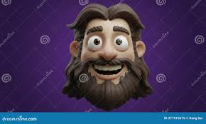 Beard 3d Stock Illustrations