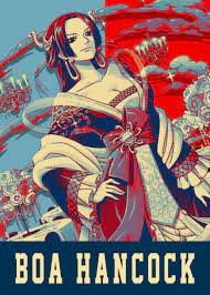 Boa Hancock One Piece Pop Art Poster Print Metal Posters Displate One Piece Drawing One Piece Wallpaper Iphone One Piece Manga
