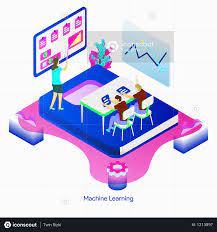 Premium Machine Learning Illustration Download In Png Vector Format Machine Learning Modern Business Cards Business Illustration