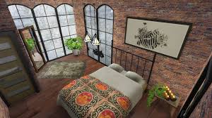 The industrial bedroom should be a mirror of an open minded person with contemporary taste of style and dynamic life tempo. Industrial Bedroom I Made Sims4