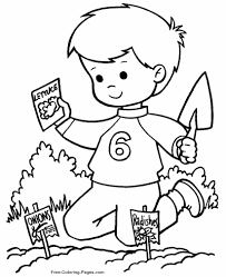 Color pictures of baby animals, spring flowers, umbrellas, kites and more! Spring Coloring Pages