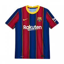 Maglie e scarpe da calcio. Maglia Nike Fc Barcelona Vapor Match Primo Kit 2020 2021 Bambino Deep Royal Blue Varsity Maize Futbol Emotion
