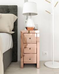 Nice bedside lamps got them for my lake tahoe vacation rental quest can charge phones. 10 Best Rose Gold Nightstand For Glamorous And Beautiful Bedroom In 2021 Roomdsign Com