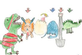 Google doodle displayed on google.ca. Doodle 4 Google Adorable Hand Drawn Dinosaurs Win 2018 What Inspires Me Contest The Independent The Independent