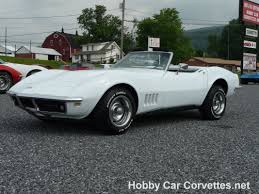 Black And White Corvette Stingray 1968 White Corvette Stingray Convertible For Sale White Corvette Corvette Stingray Corvette