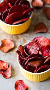 Fast Ways To Diy Healthy Veggie Chips Beetroot Recipes Beet Recipes Baked Beet Chips