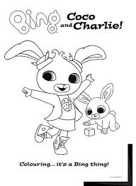 Bing Bunny Colouring Sheets Bing Bunny Bing Coloring Sheets