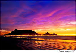 Cape Town Sunsets Scenic Destinations Cape Town South Africa Table Mountain Cape Town