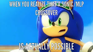 The brand's toys, as the name suggests, usually consist of small colorful plastic ponies. A Sonic My Little Pony Crossover Is Actually Possible Now Sonic The Hedgehog Amino