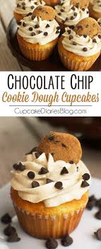 Keep following dfb to see all the new treats coming to. Chocolate Chip Cookie Dough Cupcakes A Delicious Vanilla Cupcake Topped With Chocolate Chip Coo Desserts Cupcake Recipes Chocolate Chip Cookie Dough Cupcakes