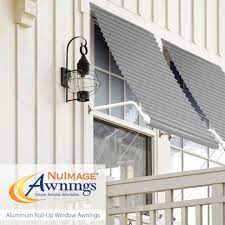 Nuimage Awnings Series 5500 Aluminum Roll Up Window Awnings Aluminum Awnings Window Awnings Porch Railing Kits