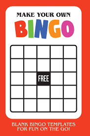 Here we have another worksheet free printable blank bingo cards template 4 x 4 bingo featured under bingo card printables to share bingo card template. Make Your Own Bingo Blank Bingo Templates For Fun On The Go Red Templates Cutiepie 9781730719813 Amazon Com Books