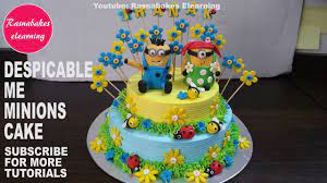 How to make 3d minion fondant 6th birthday cake design:happy birthday cake decorating ideas pics and images tutorial by rasna @rasnabakes elearning. Minion Cake Happy Birthday Cake For Boys And Girls Birthday Cake Decorating Video Youtube