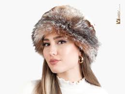 Crystal Fox Fur Hat