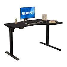 Best standing desk under $750. Buy Flexispot L Shaped Electric Standing Desk Height Adjustable Desk 55 Inch Electric Sit Stand Desk With Splice Board For Home Office Game Workstation Black Frame 55 In Black Top Online In