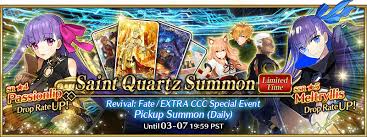 Revival Fate Extra Ccc Special Event Pickup Summon Daily Fate Grand Order Wiki Gamepress You got what it takes? e x p a n d h e r e welcome to the 2nd time that the world of fate/extra ccc collides with fgo in the ccc seraph event! gamepress