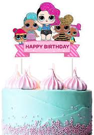 For the lol template cake topper and cupcake topper email me, and i'll send it back to you.hope you like it enjoy watchingpls follow me thru these site and p. Amazon Com Lol Cake Topper Happy Birthday Cake Topper Pink Cake Decorations For Bday Theme Party 1 Count Toys Games