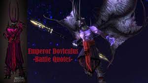 Emperor Doviculus Battle Quotes (Brutal Legend Audio) - YouTube