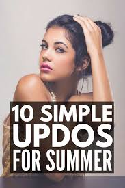 Easy summer hairstyles, perfect for medium length hair. 10 Simple Updos For Shoulder Length Hair Video Tutorials Meraki Lane Summer Hairstyles For Medium Hair Updos For Medium Length Hair Medium Hair Styles