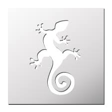 Pochoir Lezard Pochoir Pochoirs De Gravure Sur Verre Pochoir Papillon
