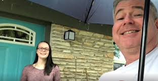 Band director visits seniors one last time for a porch-side farewell