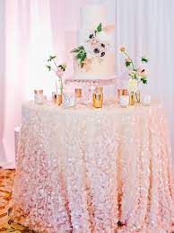 16 Grown Up Ways To Use Glitter At Your Wedding Wedding Cake Table Decorations Pink Wedding Cake Wedding Cakes With Flowers