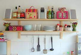 My New Ikea Kitchen Shelf Kitchen Shelf Design Kitchen Wall Shelves Small Space Kitchen