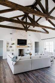 36 Great Exposed Beam Ceiling Lighting Ideas In 2021 Farm House Living Room Modern Farmhouse Living Room Decor Modern Farmhouse Living Room