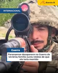 TENSÃO ❌ O paranaense Wagner da Silva Vargas, que atua como voluntário nas  Forças Armadas da Ucrânia, está desaparecido desde o dia 15 de junho. A  Direção-Geral da Corporação Militar das Forças