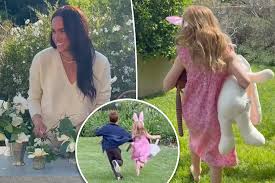 Meghan Markle shares a peek at Prince Archie and Princess Lilibet's Easter  festivities: Bunny ears, egg hunting, more