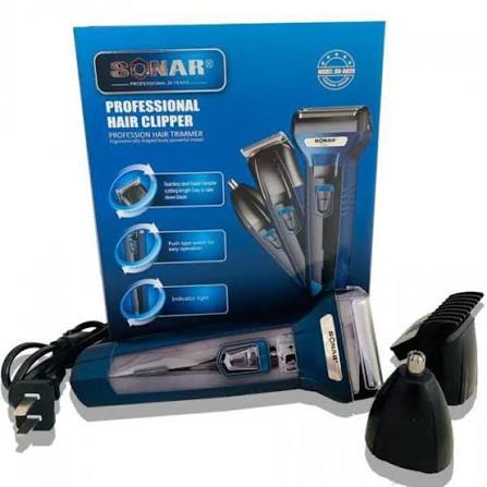 ⚡️🧔 AFEITADORA 3 EN 1 PROFESIONAL SONAR🧔⚡️ 💣💣$7.99💣💣 de 3 a más  💣$7.50💣 Una sola máquina, todo el cuidado que necesitas 💥 Bigote, barba,  cabello y hasta vello nasal… ¡todo en un