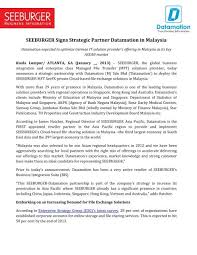 Includes a forum where you can discuss the embassy. Seeburger Signs Strategic Partner Datamation In Malaysia