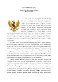 Bhineka artinya beragam atauk beraneka. Pdf Bhinneka Tunggal Ika