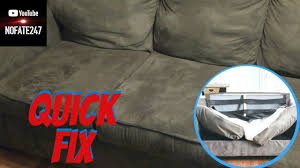 fix couch cushions quickly youtube