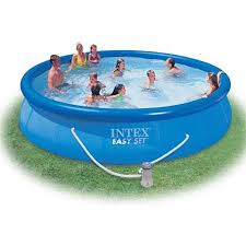 Intex 15 X 33 Easy Set Pool Walmart Com In 2020 Easy Set Pools Swimming Pools Above Ground Swimming Pools