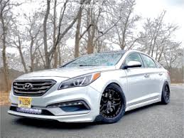 Over 12 years of saving people money and providing great customer service. 2015 Hyundai Sonata Sport 2 0t With 18x8 5 Esr Cs15 And Nankang 235x40 On Lowering Springs 962259 Fitment Industries