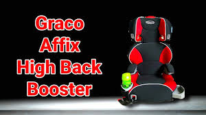 Graco Affix Highback Booster Seat With Latch System Atomic Gracieshotstuff Youtube