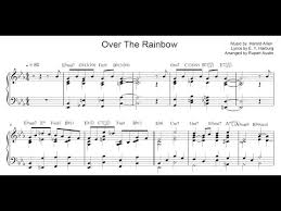 B13 somewhere over the rainbow: Over The Rainbow Arranged For Solo Piano With Pdf Music Sheet Ø¯ÛØ¯Ø¦Ù Dideo