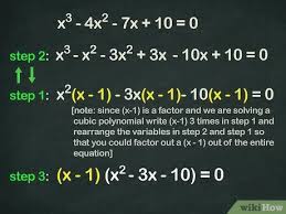 Use it to check your answers. How To Factor A Cubic Polynomial 12 Steps With Pictures