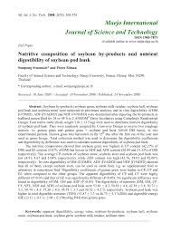 Making your own soy milk is super easy and super cheap! Pdf Nutritive Composition Of Soybean By Products And Nutrient Digestibility Of Soybean Pod Husk